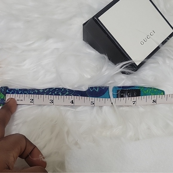 Gucci Blue and Green Women’s Belt Bracelet main image 4